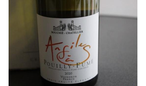6 flessen à 75cl witte wijn, Bouchié-Chatellier, Pouilly-Fumé, 2020